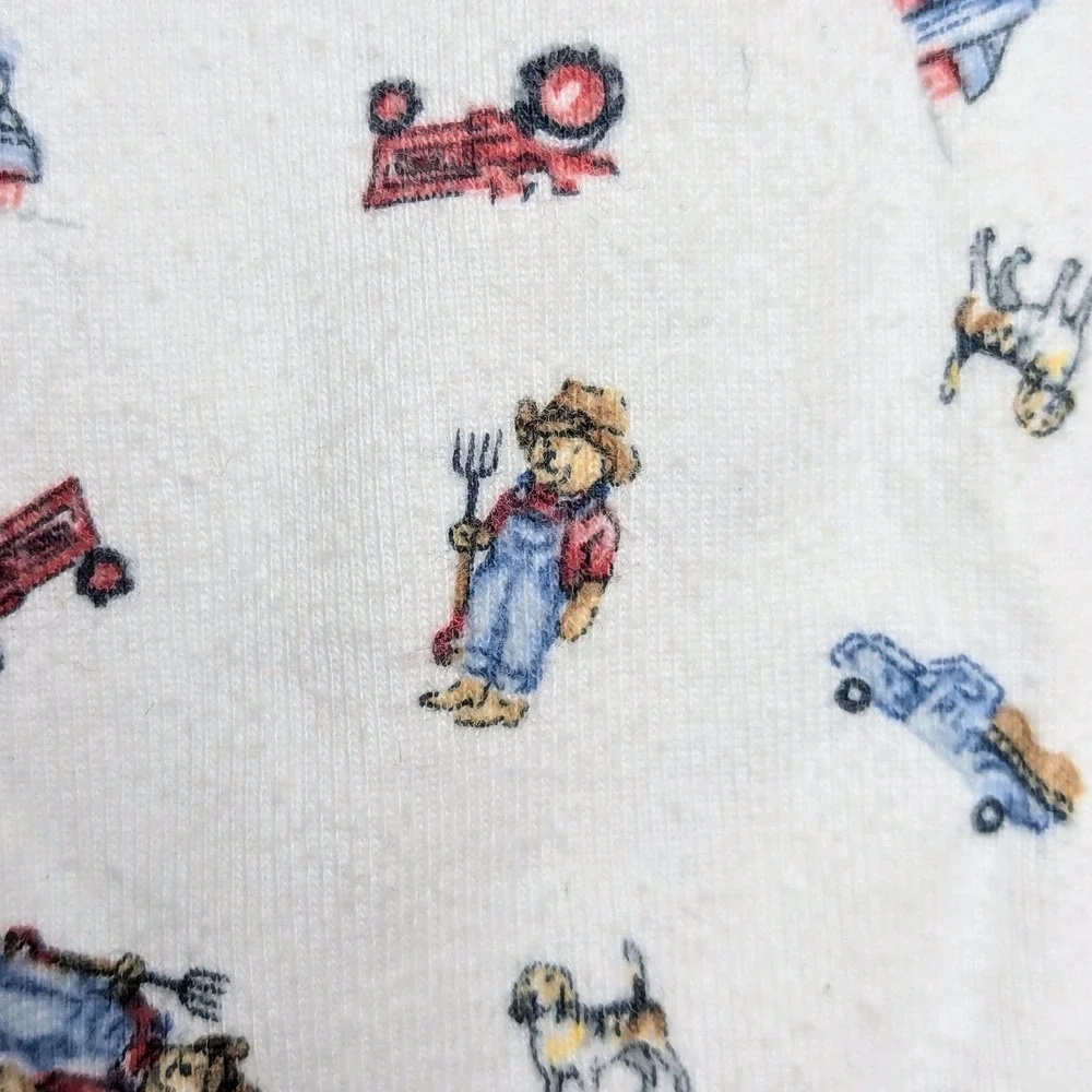 Ralph Lauren Polo Bear Farmer Baby 1 PC Romper Shorts 3 Months